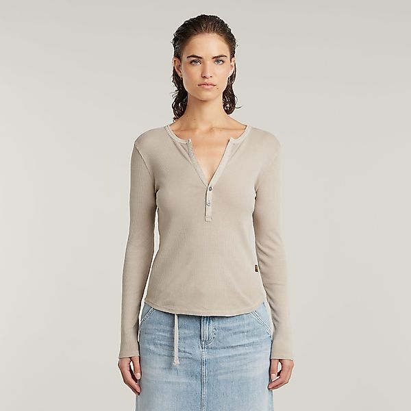 G-STAR Langarmshirt Deep v slim mit günstig online kaufen