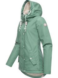 Ragwear Regenjacke "Marge" mit Kapuze warm gefütterter Damen Winter Regenma günstig online kaufen