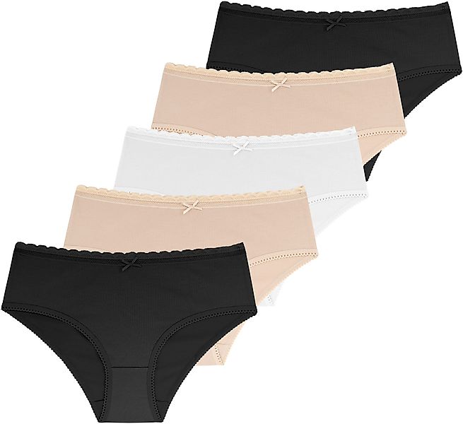 Dorina Hipster (5-St) mit zarter Spitzenverzierung günstig online kaufen