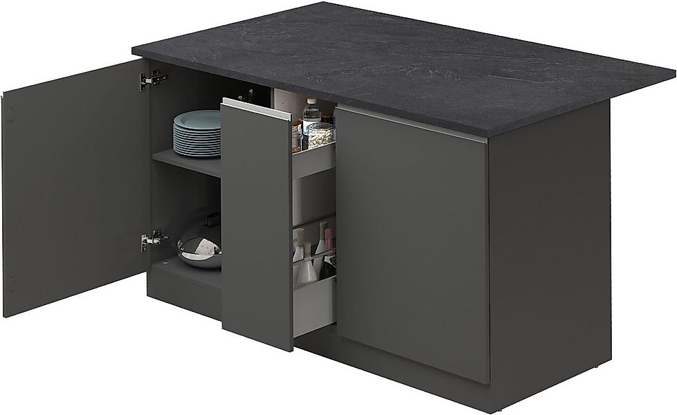 KOCHSTATION Kücheninsel KS-Sole,Kochinsel,Küchenarbeitsblock,Inselküche,Arb günstig online kaufen