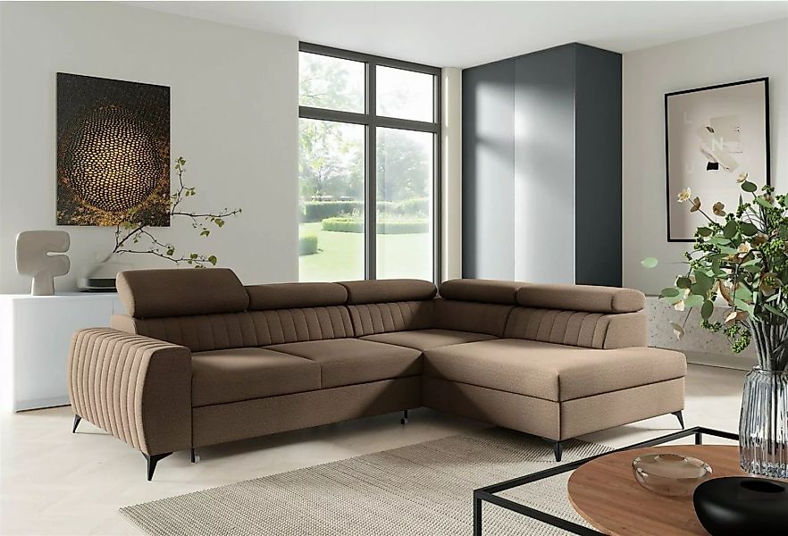 Fun Möbel Ecksofa Ecksofa Sofa TORONTO in Stoff mit Schlaffunktion und Otto günstig online kaufen