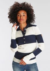 KangaROOS Polokragenpullover mit modischer Knopfleiste & günstig online kaufen