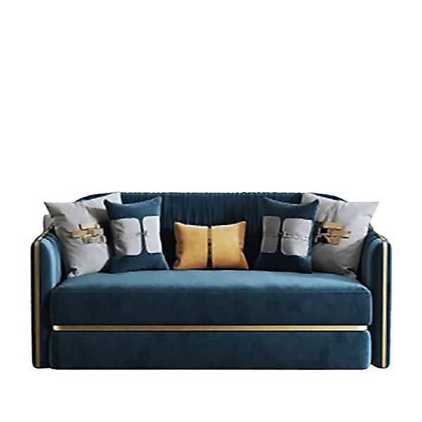 Xlmoebel 3-Sitzer Neue Luxus-Dreisitzer-Couch mit Edelstahlgestell, 1 Teile günstig online kaufen