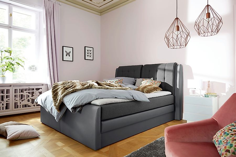COLLECTION AB Boxspringbett Rubene, inkl. Bettkasten günstig online kaufen