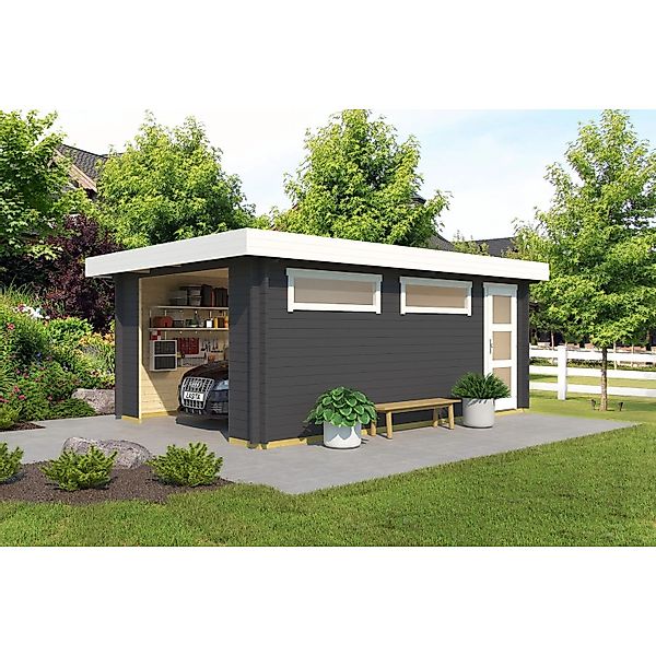 Lasita Garage Canberra 360 cm x 540 cm Carbongrau günstig online kaufen