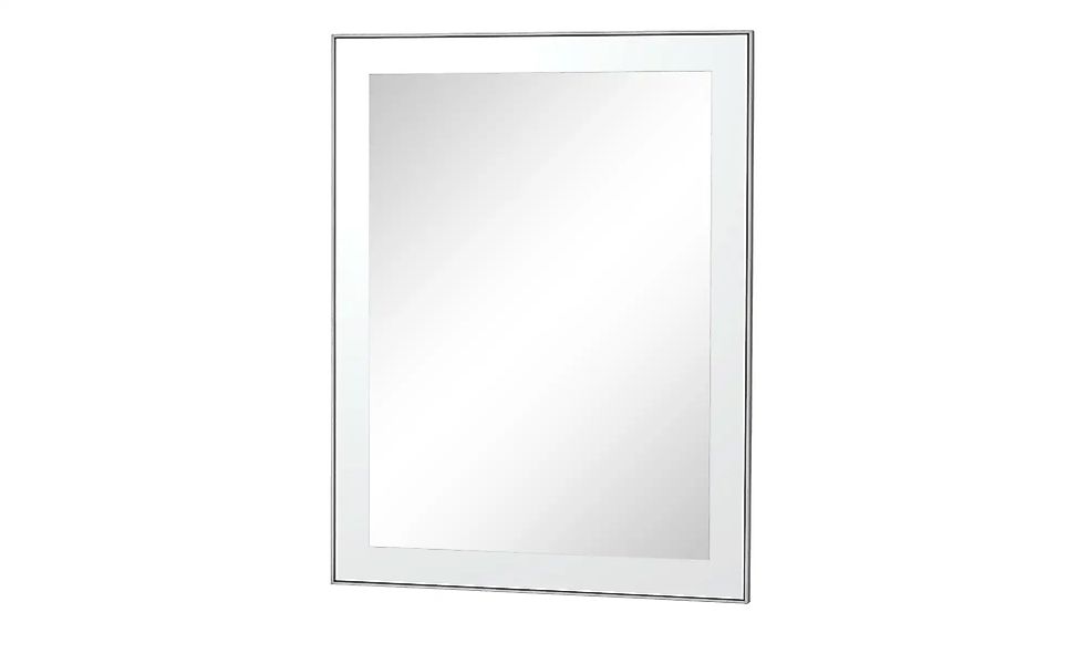 Spiegel 60 x 77 cm Duna ¦ weiß ¦ Glas,Aluminium,Holzwerkstoff ¦ Maße (cm): günstig online kaufen