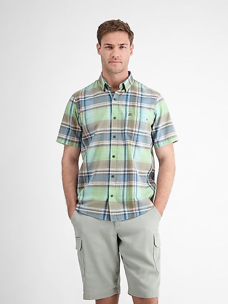 LERROS Kurzarmhemd "Karohemd in sommerlicher Strukturqualität" günstig online kaufen