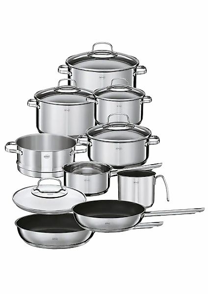 RÖSLE Topf-Set »ELEGANCE« Edelstahl 18/10 Set, Bratentopf 20cm, Kochtopf 16 günstig online kaufen