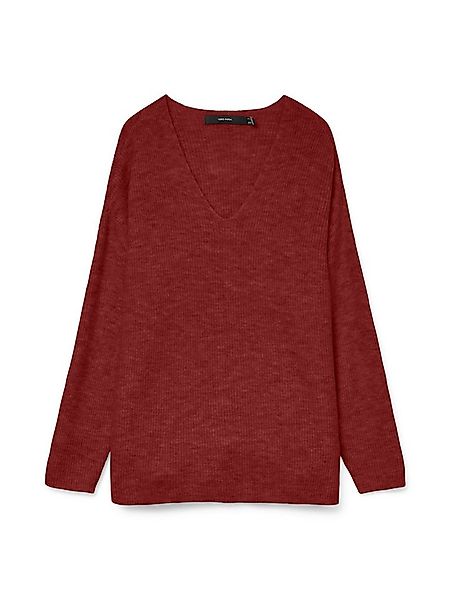 Vero Moda V-Ausschnitt-Pullover VMCREWLEFILE LS V-NECK BLOUSE NOOS günstig online kaufen