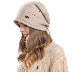 Refttenw Strickmütze Verstellbare Beanie-Mütze, Skimütze, lockere günstig online kaufen