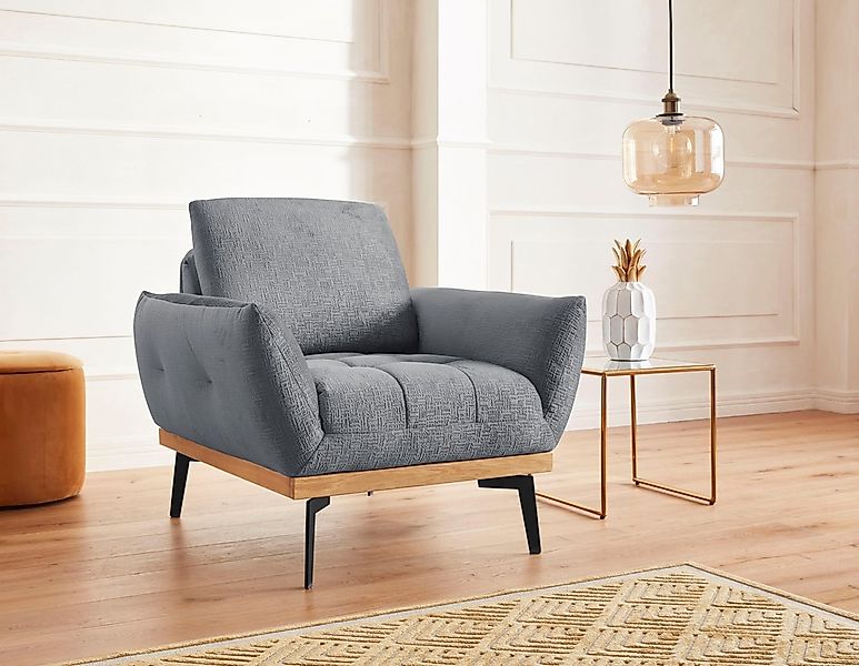 exxpo - sofa fashion Sessel "Palic, Loungesessel mit Rückenverstellung, hoh günstig online kaufen