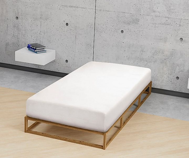 Biberna Spannbettlaken Biber in Gr. 90x200, 140x200 oder 180x200 cm, Biber, günstig online kaufen