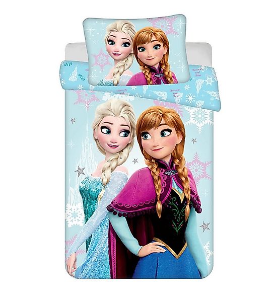 Disney Frozen Kinderbettwäsche Wendebettwäsche Disney Frozen Anna und Elsa günstig online kaufen
