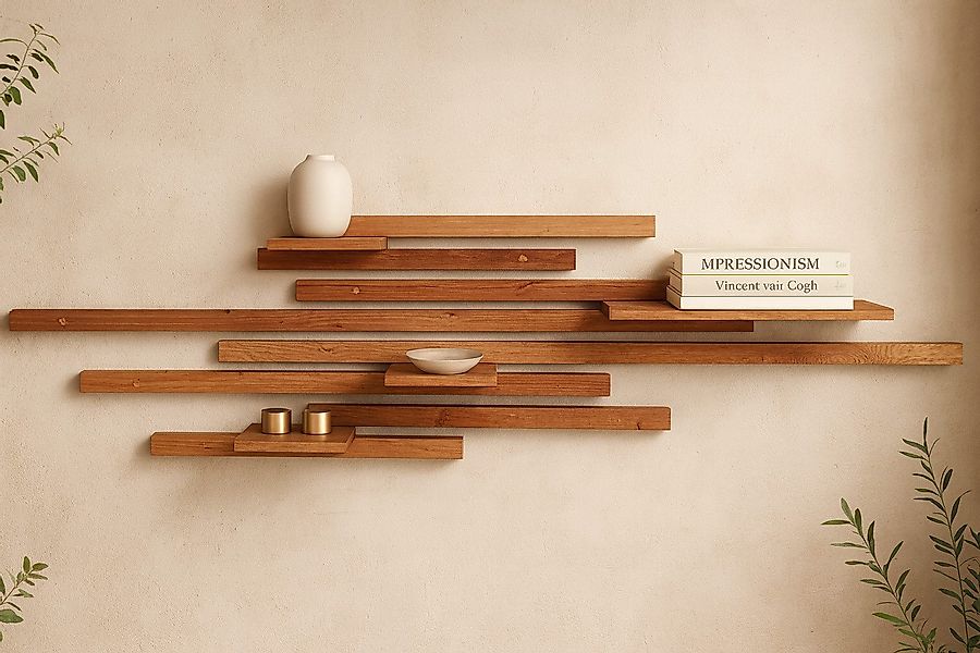 Living Oak Wandregal Eiche in verschiedenen günstig online kaufen