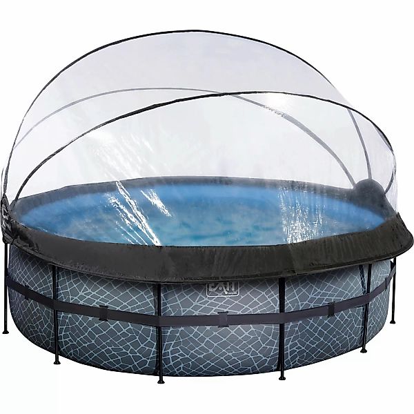 EXIT Framepool inkl. multifunktionaler Poolabdeckung (Set, günstig online kaufen