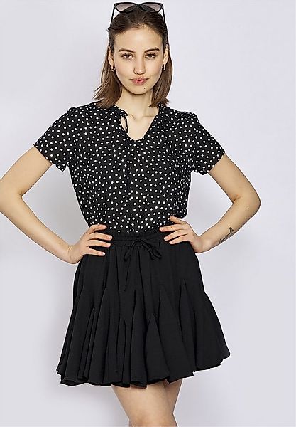 freshlions Klassische Bluse Amea (1-tlg) mit niedlichen Punkten günstig online kaufen