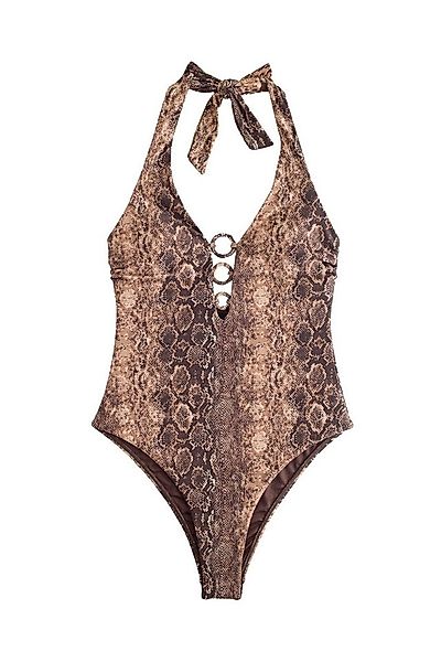 Next Badeanzug Bauchformender Badeanzug mit Ring und Ausschnitt (1-St) günstig online kaufen