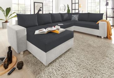 COLLECTION AB Wohnlandschaft "Paris U-Form" mit Federkern, wahlweise mit Be günstig online kaufen