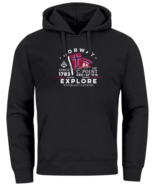 Neverless Hoodie Hoodie Herren Norway Explore günstig online kaufen