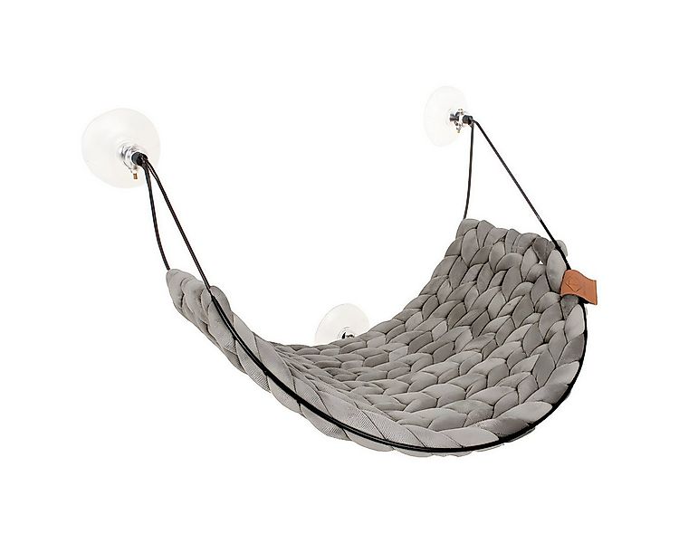 D&D Katzen-Hängematte Sofia Fensterbett hellgrau günstig online kaufen