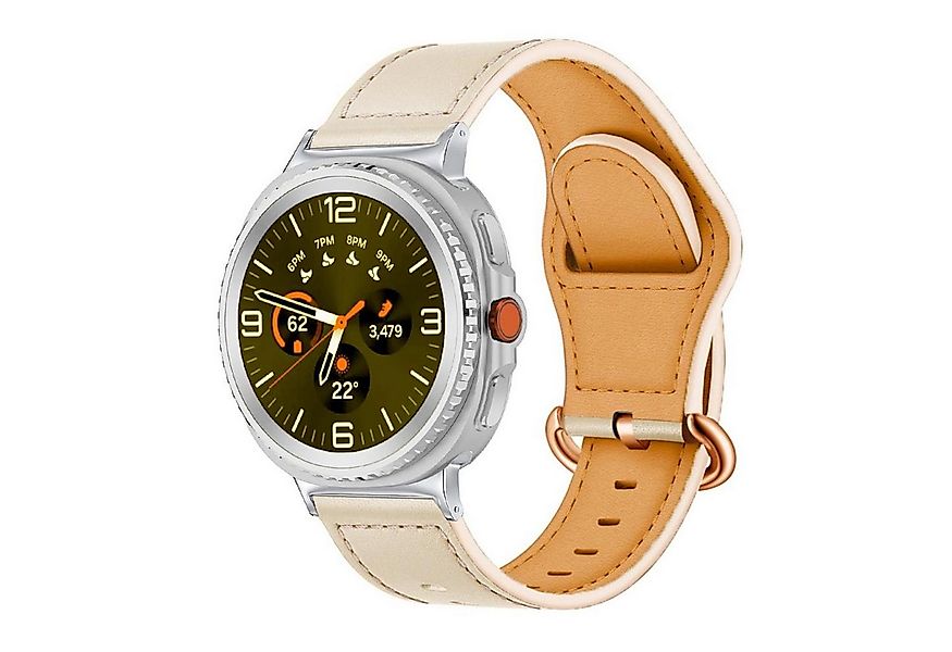 Wigento Smartwatch-Armband Für Samsung Galaxy Watch 8 / 8 Classic Echt Lede günstig online kaufen