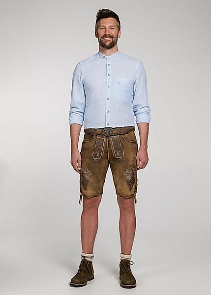 Spieth & Wensky Trachtenlederhose Lederhose Herren kurz - MARC - taiga günstig online kaufen