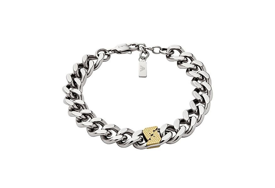 Emporio Armani Armband Schmuck Geschenk Edelstahl Bicolor günstig online kaufen
