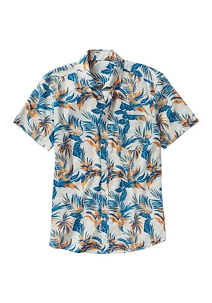 John Devin Hawaiihemd "Regular fit", Kurzarm, Freizeithemd mit Palmendruck günstig online kaufen