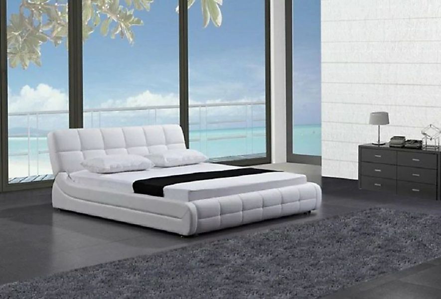 JVmoebel Bett Modernes Bett Betten Polster Doppel Ehe Hotel Luxus Leder Des günstig online kaufen