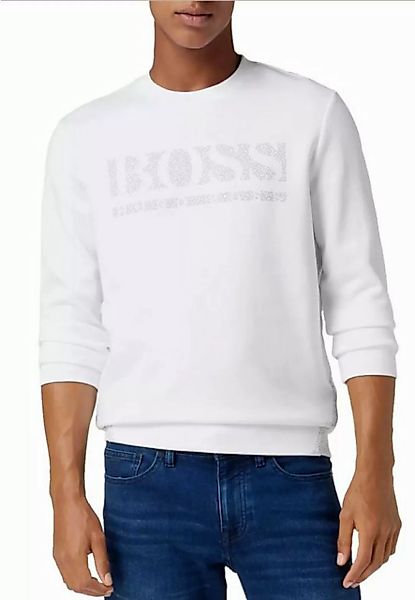 BOSS Sweatshirt Salbo Iconic Pixel-Print auf der Brust, pixelierte Seitenst günstig online kaufen