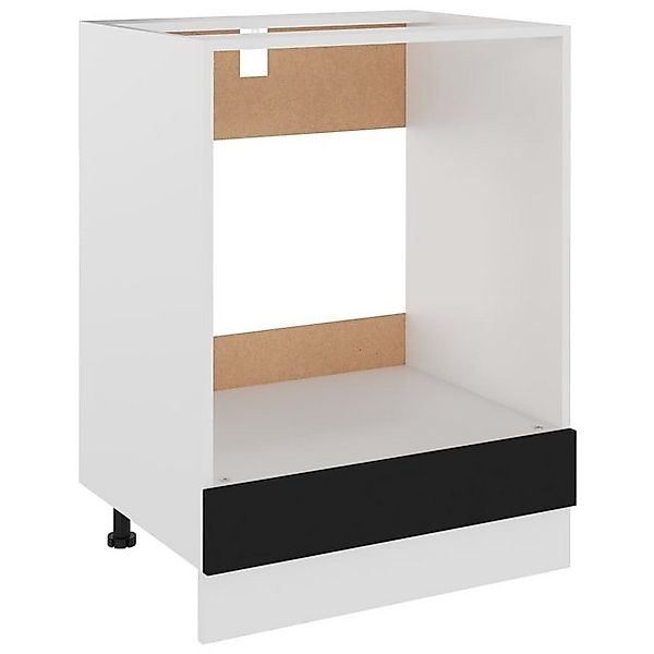 DOTMALL Herdumbauschrank Herdumbauschrank Schwarz 60x46x81,5 cm Holzwerksto günstig online kaufen