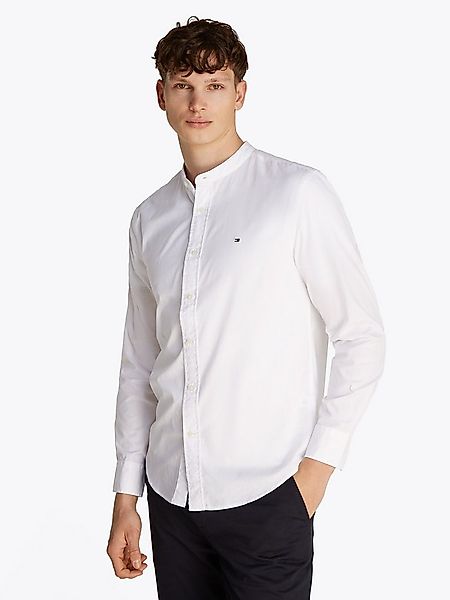 Tommy Hilfiger Langarmhemd FLEX POPLIN SOLID MAO Regular Fit SHIRT günstig online kaufen