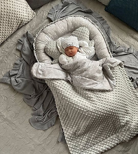 Loolay Bettnestchen MINKY/ Baumwolle BABYNEST Babykokon Geschenk Babyaustat günstig online kaufen
