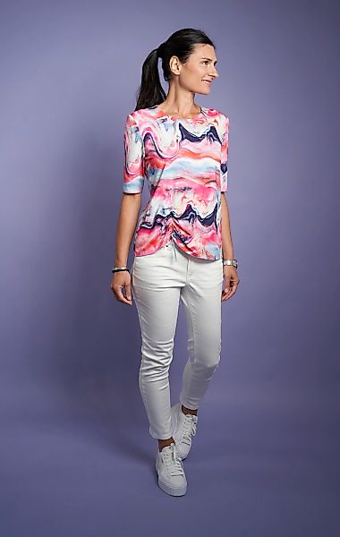 Seidel Moden Kurzarmshirt mit All-Over Print, günstig online kaufen