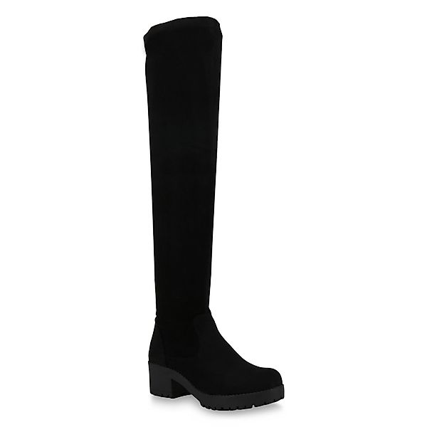 VAN HILL 823456 Overkneestiefel Damen Stiefel günstig online kaufen