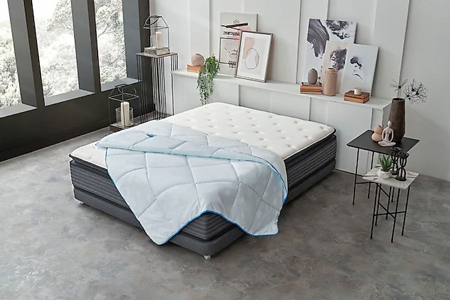 Yatas Bedding Kunstfaserbettdecke, leicht, Füllung Polyester, Bezug Baumwol günstig online kaufen