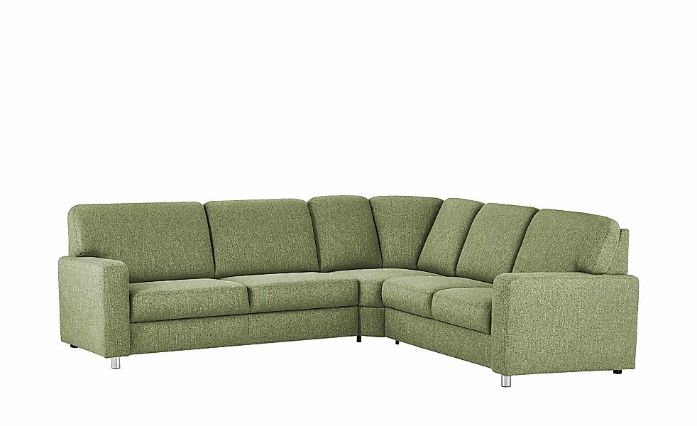 smart Ecksofa  Valencia ¦ grün ¦ Maße (cm): B: 266 H: 90 T: 236.0 Polstermö günstig online kaufen