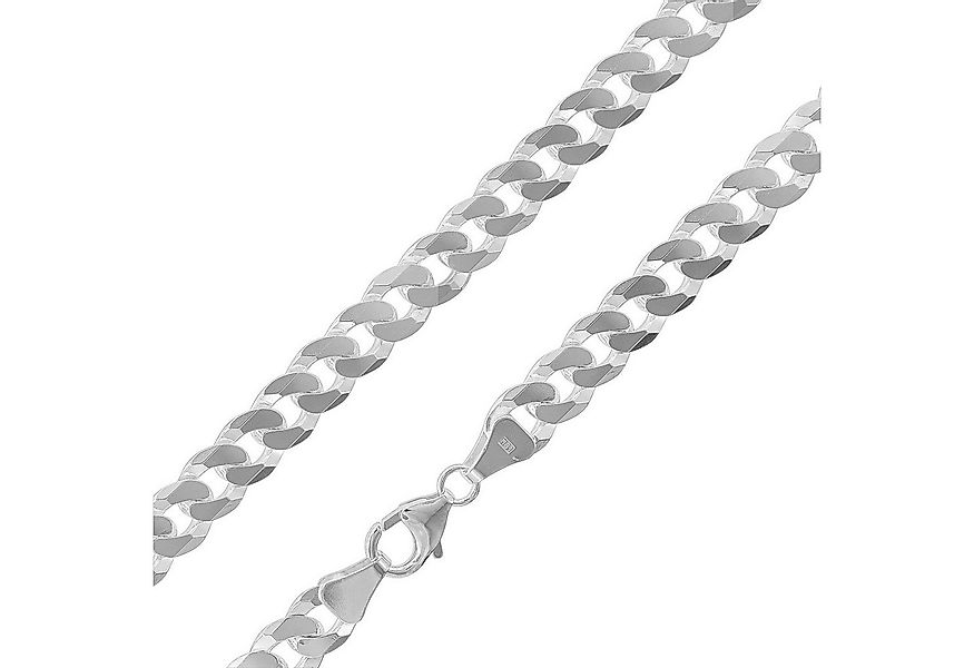 trendor Panzerkette Herren-Halskette Silber 925 Panzerkette Breite 7,8 mm günstig online kaufen