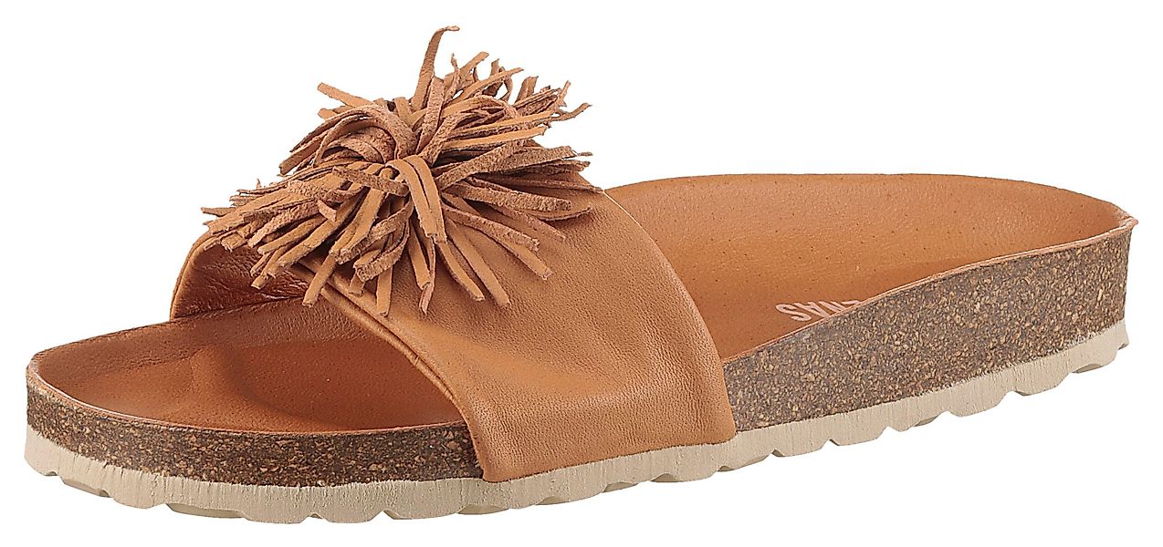 VERBENAS Reina Ecobrush Pantolette, Sommerschuh, Schlappen, günstig online kaufen