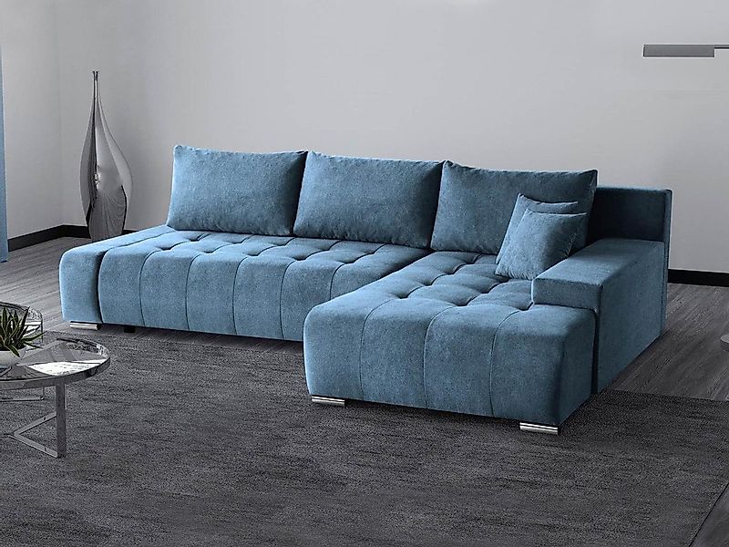 Beautysofa Ecksofa DRACO mit Schlaffunktion und günstig online kaufen