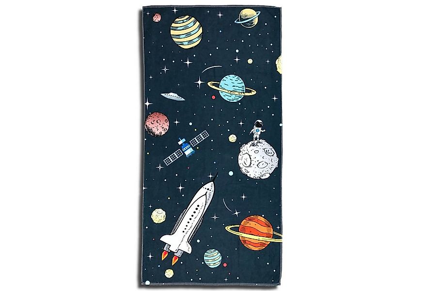ESPiCO Strandtuch Weltall, Frottee-Velour (1-St), Kosmos, Universum, Planet günstig online kaufen
