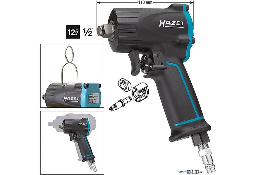HAZET Schlagbohrmaschine Hazet Schlagschrauber 9012M extra kurz günstig online kaufen