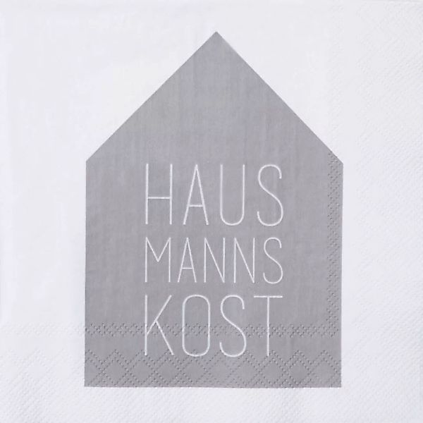 Serviette - "Hausmannskost" 33x33 cm günstig online kaufen