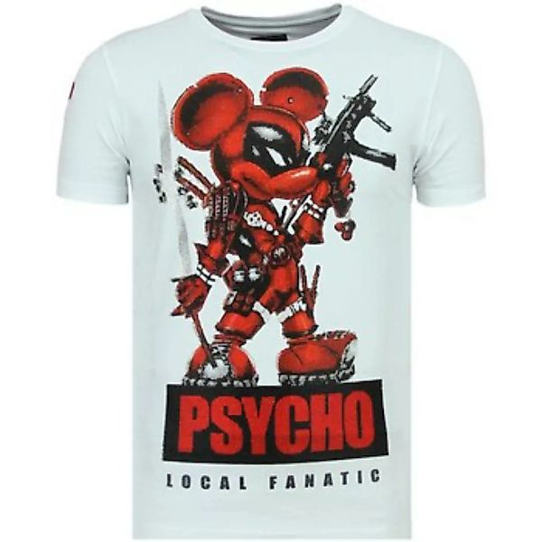 Local Fanatic  T-Shirt Psycho Mouse Rhinestones Mit Strass günstig online kaufen