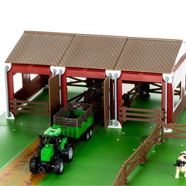 KRUZZEL Spielzeug-Traktor Bauernhof Traktor Tiere, (Spar-Set, günstig online kaufen