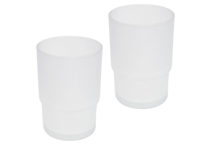 bremermann Zahnputzbecher Bad-Serie PIAZZA & LUCENTE - Glasbecher 2er Set, günstig online kaufen