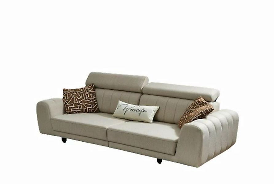 JVmoebel Sofa Stoffsofa Couch Dreisitzer Design Sofa 3 Sitzer Polstersofa B günstig online kaufen