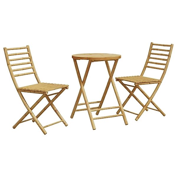 vidaXL 3-tlg Bistro-Set Bambus Modell 3 günstig online kaufen