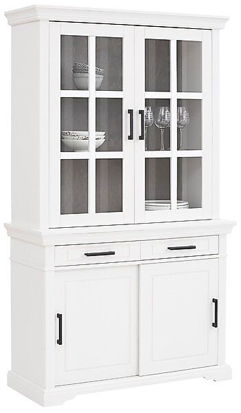 Home affaire Vitrine »Anabel«, aus massiver Kiefer FSC®, Breite 110 cm, Höh günstig online kaufen