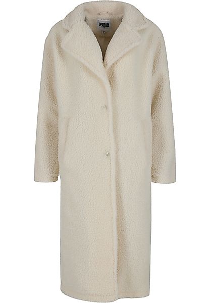 URBAN CLASSICS Winterjacke "Urban Classics Ladies Teddy Long Coat" 1 Stk. t günstig online kaufen